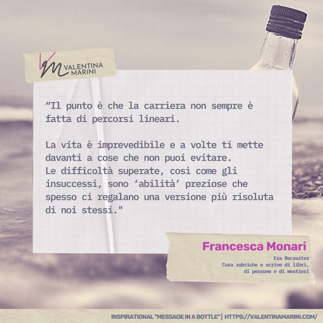 Francesca Monari | #InspirationalMessageinaBottle