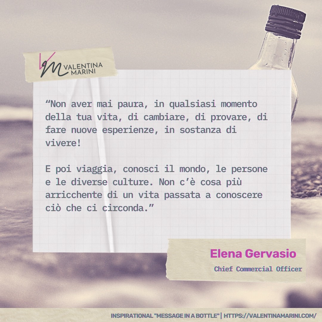 Elena Gervasio | #InspirationalMessageinaBottle