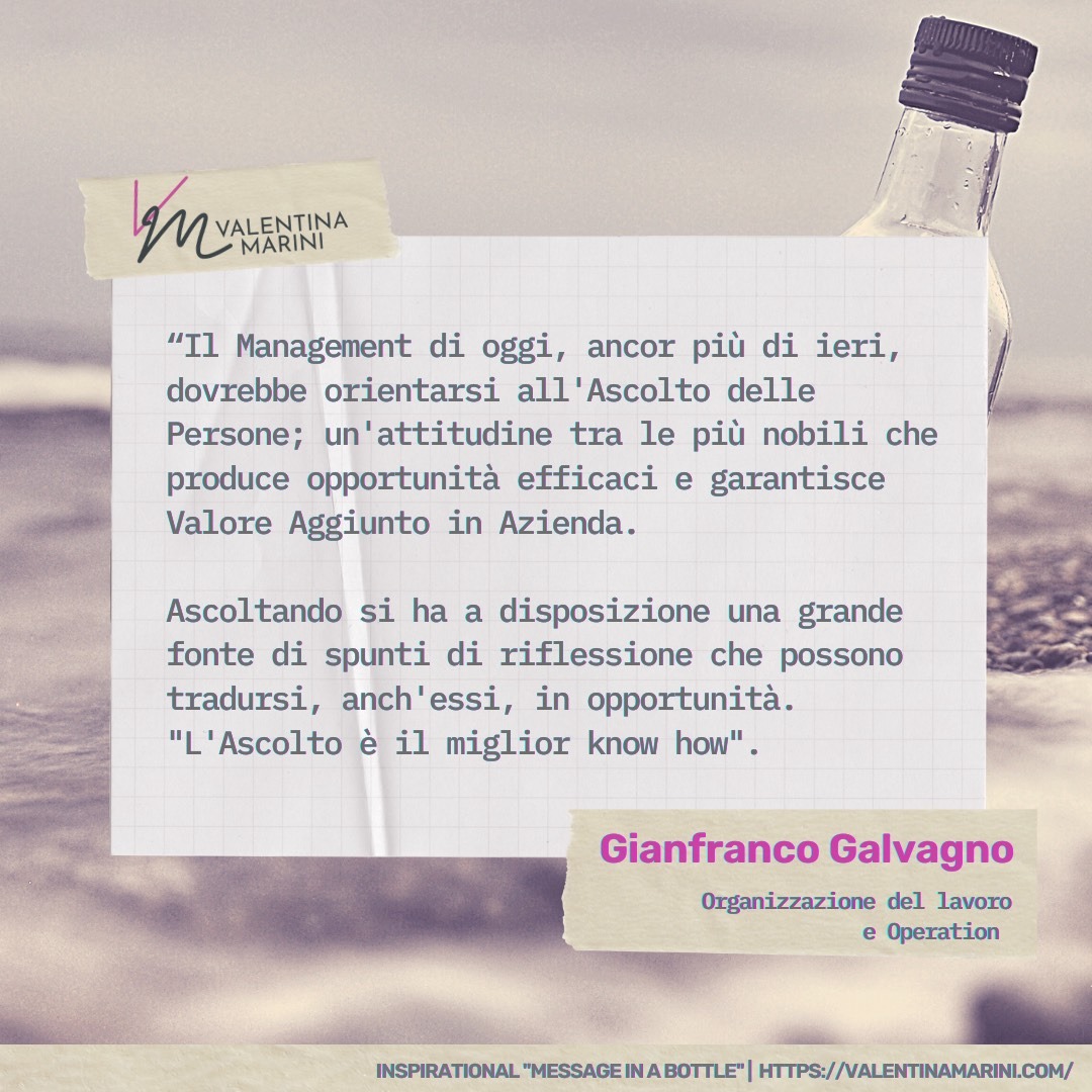 Gianfranco Galvagno | #InspirationalMessageinaBottle