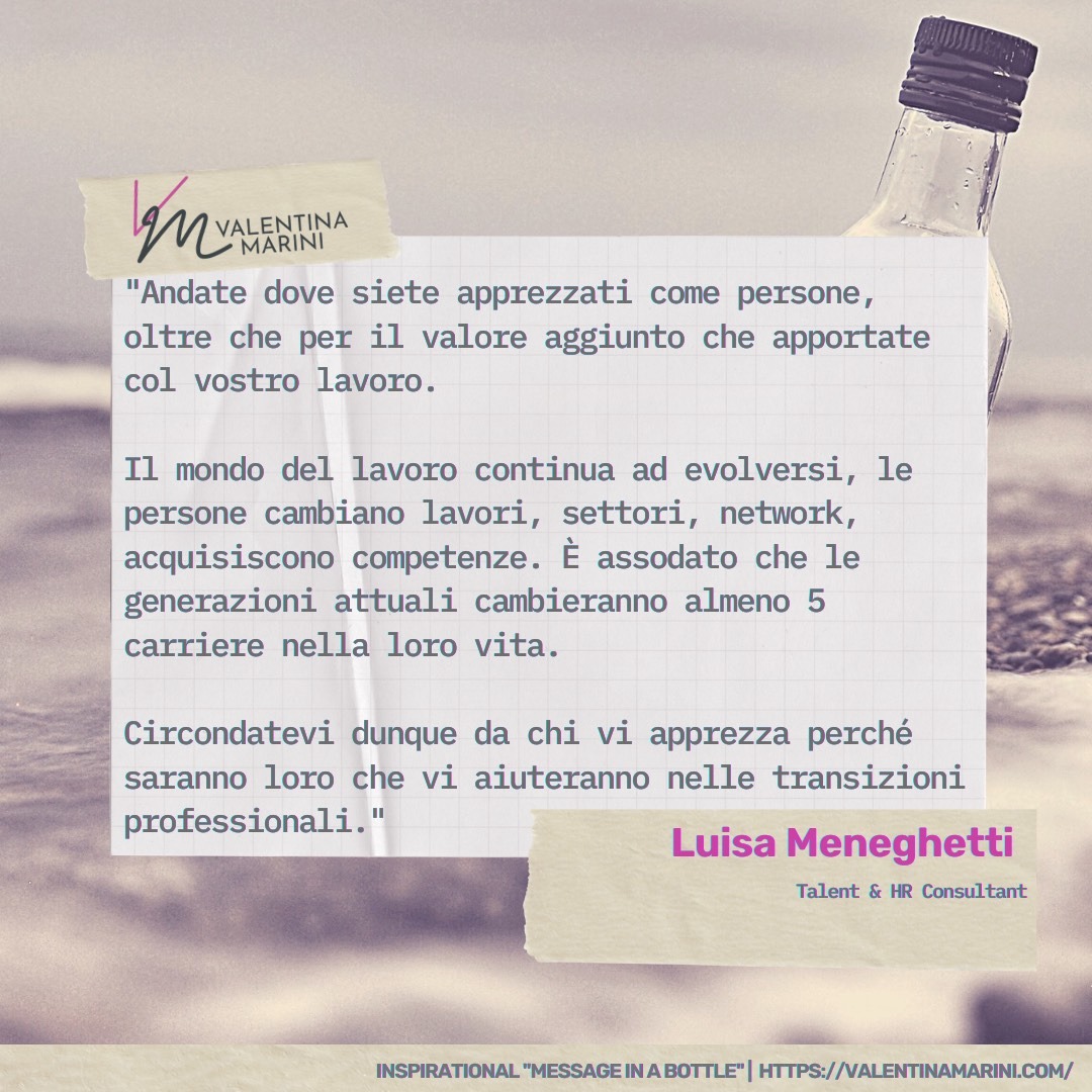 Luisa Meneghetti | #InspirationalMessageinaBottle